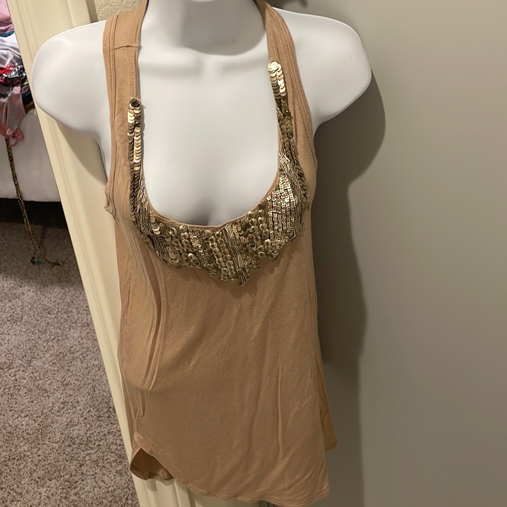 Bebe shirt with sequins